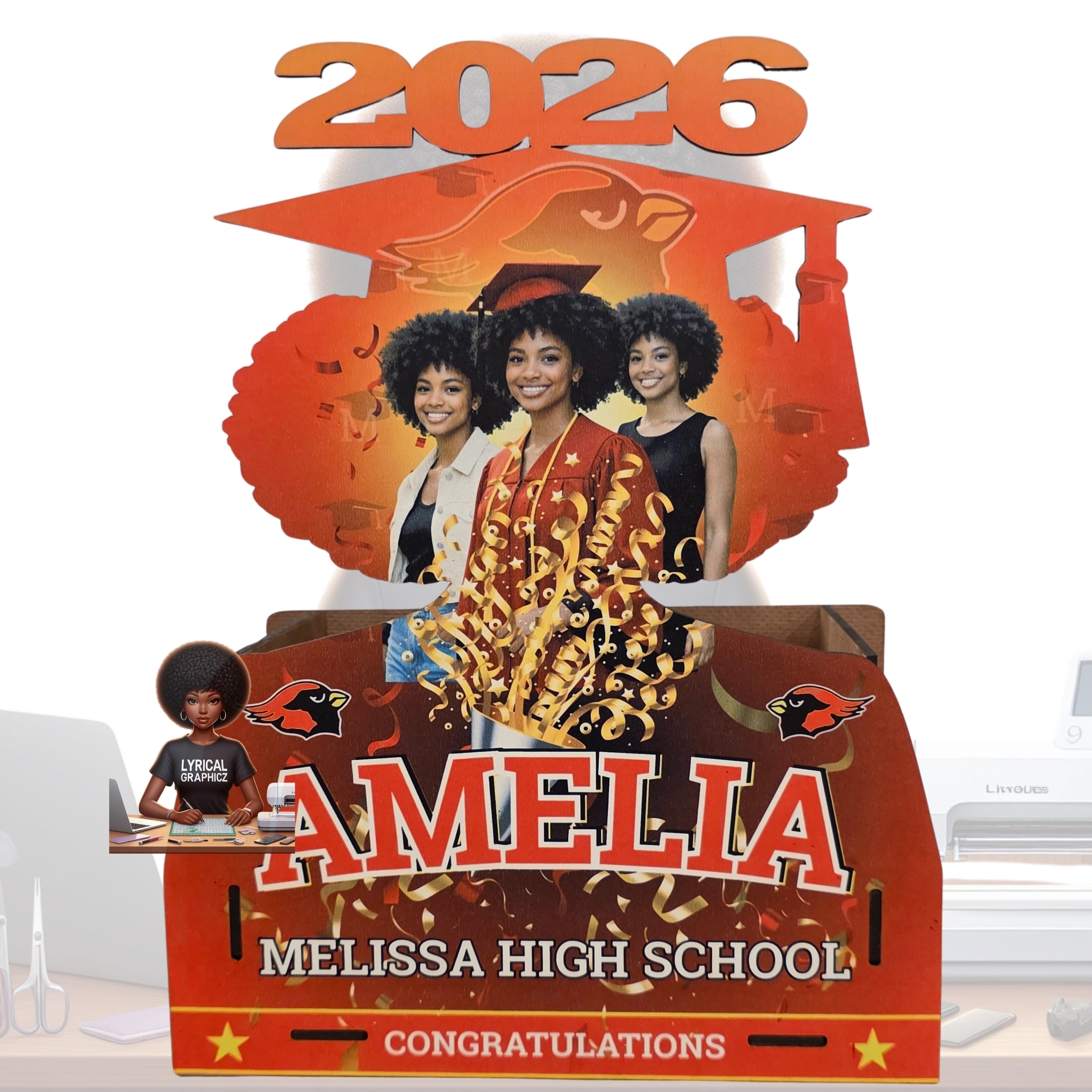 Sublimation Graduation MDF Gift Box Blanks image 2