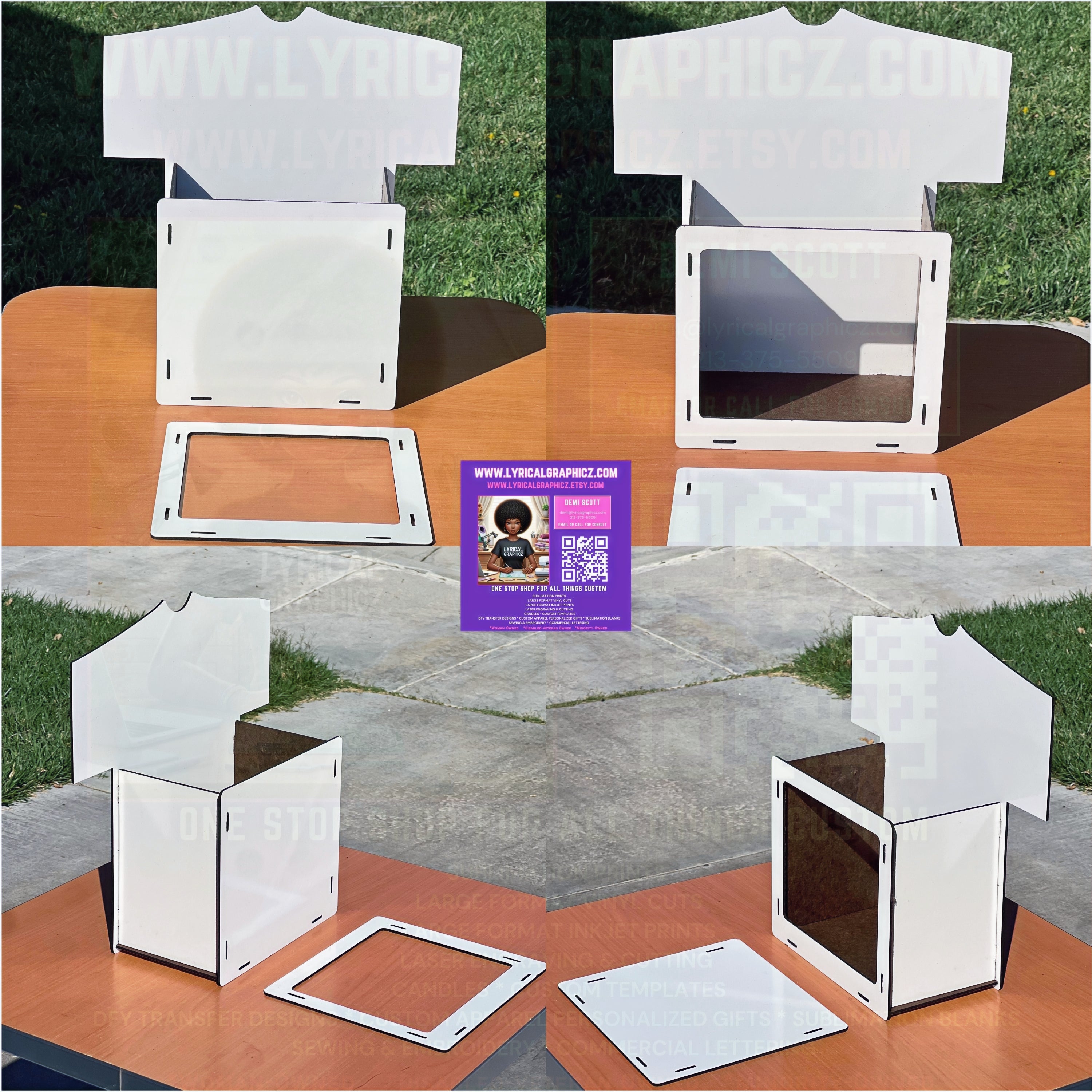 MDF Sublimation Blanks| T-Shirt | Jersey | Gift Box | Fundraiser | Baby Shower image 0